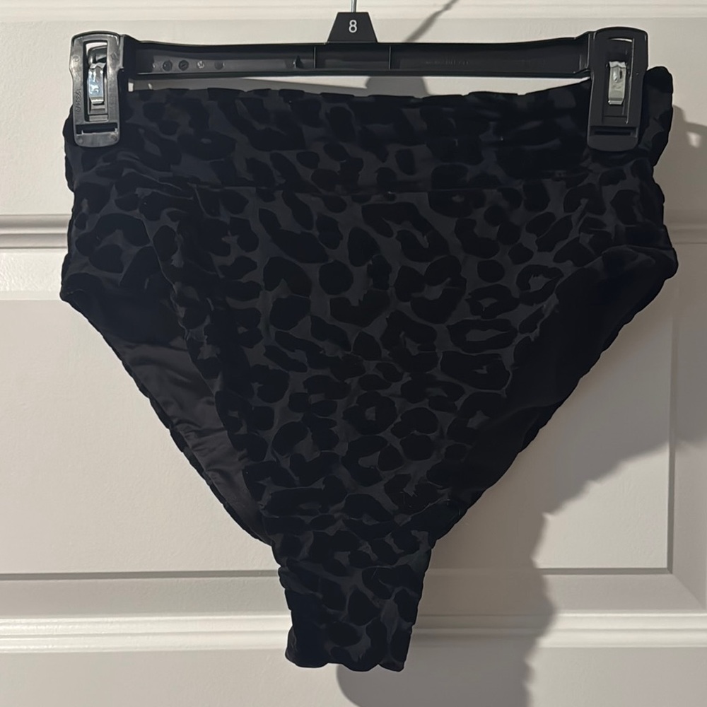 Toluca Leopard High Cut Bikini Bottoms